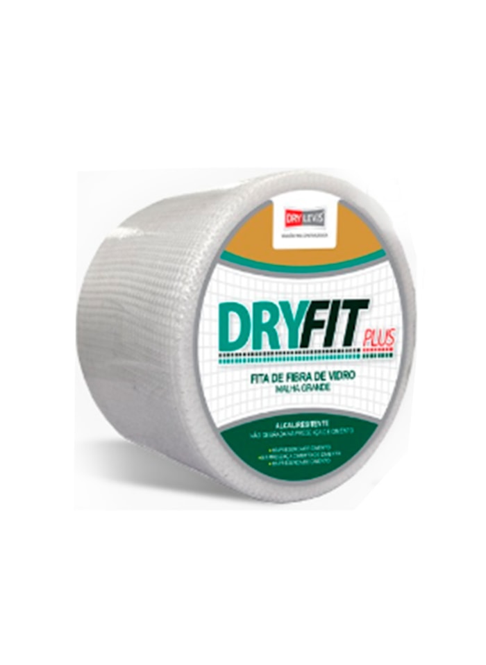 Tela de Fibra de Vidro Dryfit Plus Branco 250MM X 50M