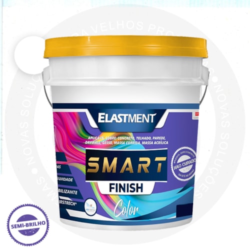 Tinta Elástica Smart Color Semi Brilho 3,6L Branco