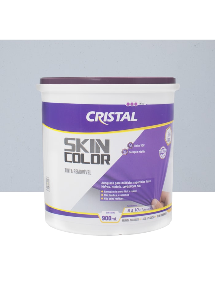 Tinta Removível Skin Color Cristal, 900ML Larimar - Fácil de Aplicar, Pronto para Uso