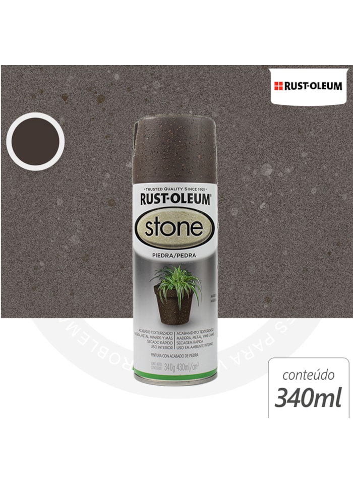 Tinta Spray Efeito Pedra Rust-Oleum 340G Marrom