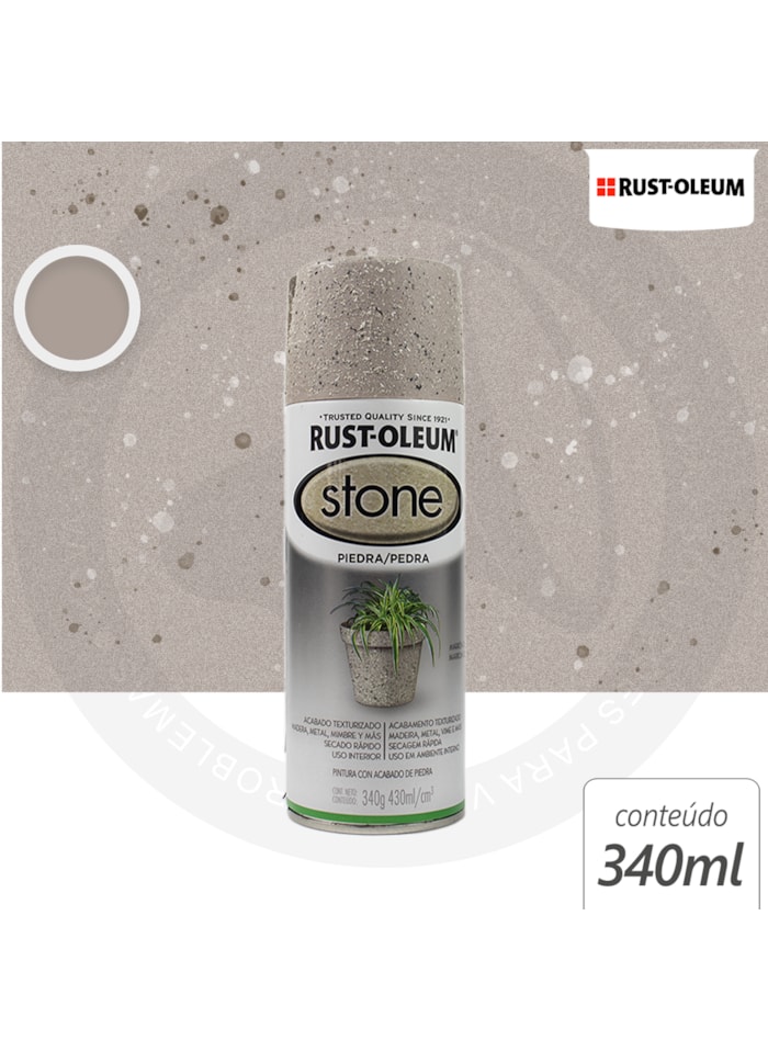 Tinta Spray Efeito Pedra Rust-Oleum 340G Marrom Claro