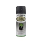 Tinta Spray Efeito Pedra Rust-Oleum 340G Preto - foto 1