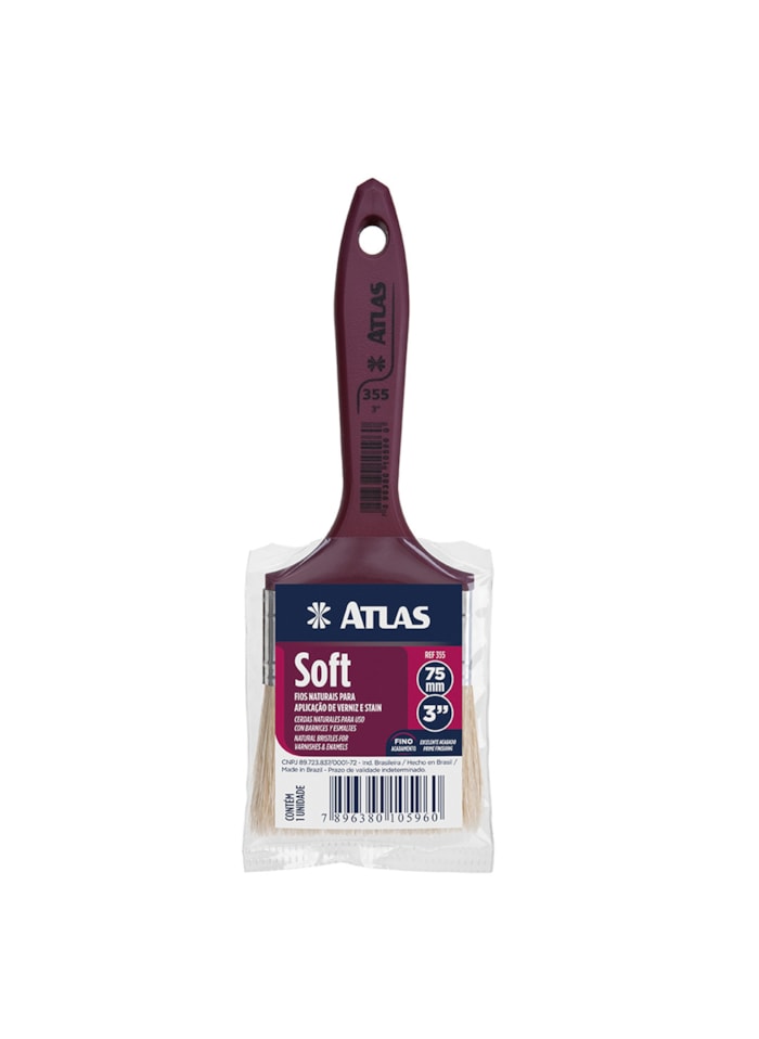 Trincha Média para Pintura Soft 3