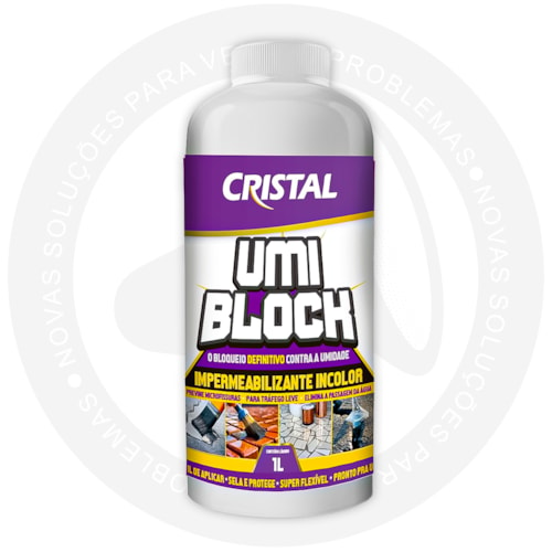 Umi Block Cristal - Impermeabilizante para Pequenos Reparos 1L