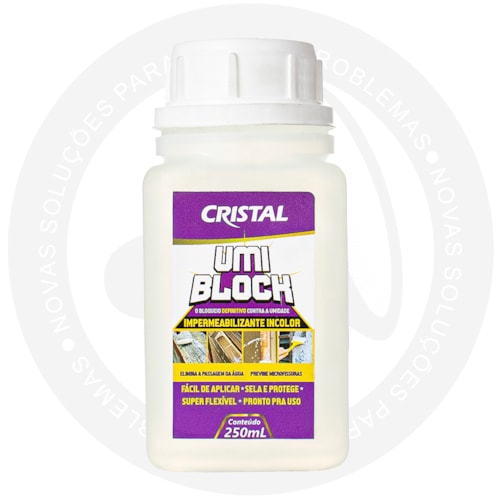 Umi Block Cristal - Impermeabilizante para Pequenos Reparos 250ML