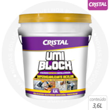 Umi Block Cristal - Impermeabilizante para Pequenos Reparos 3,6L