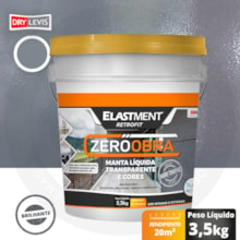 Verniz PU Manta Líquida Zero Obra Elastment 3,5KG Brilhante Cinza Escuro