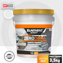 Verniz PU Manta Líquida Zero Obra Elastment 3,5KG Brilhante Incolor