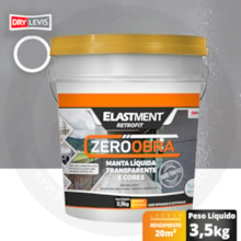 Verniz Pu Manta Líquida Zero Obra Elastment 3,5KG Fosco Prata