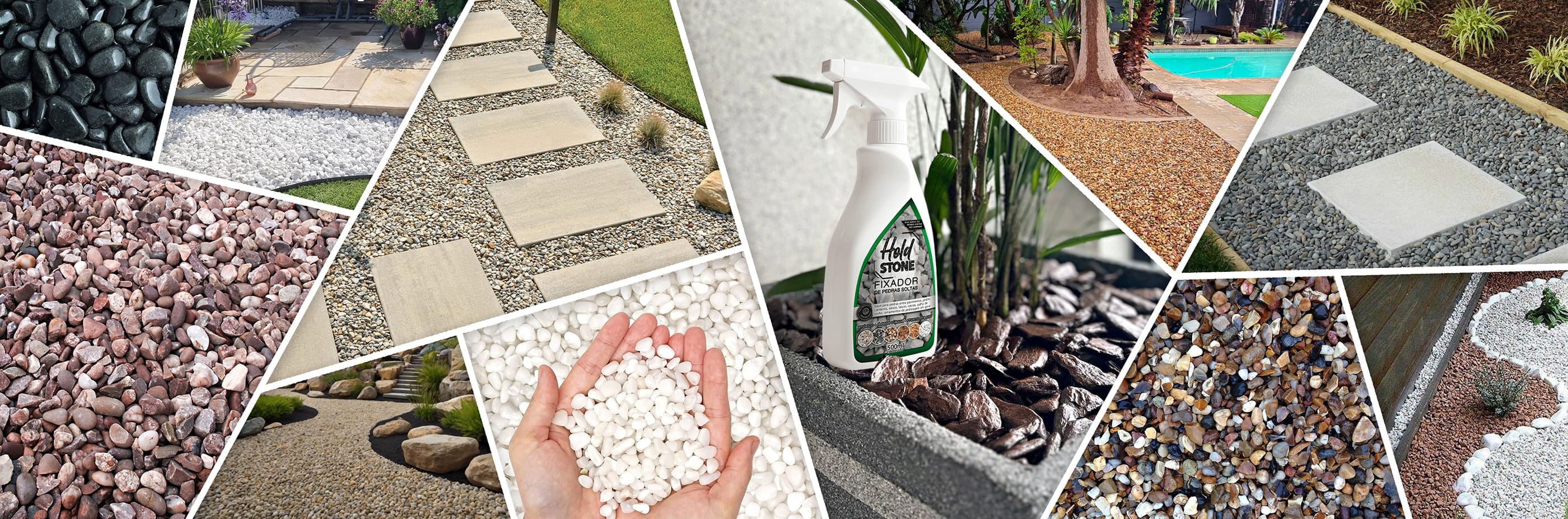 Montagem Hold Stone Mosaico
