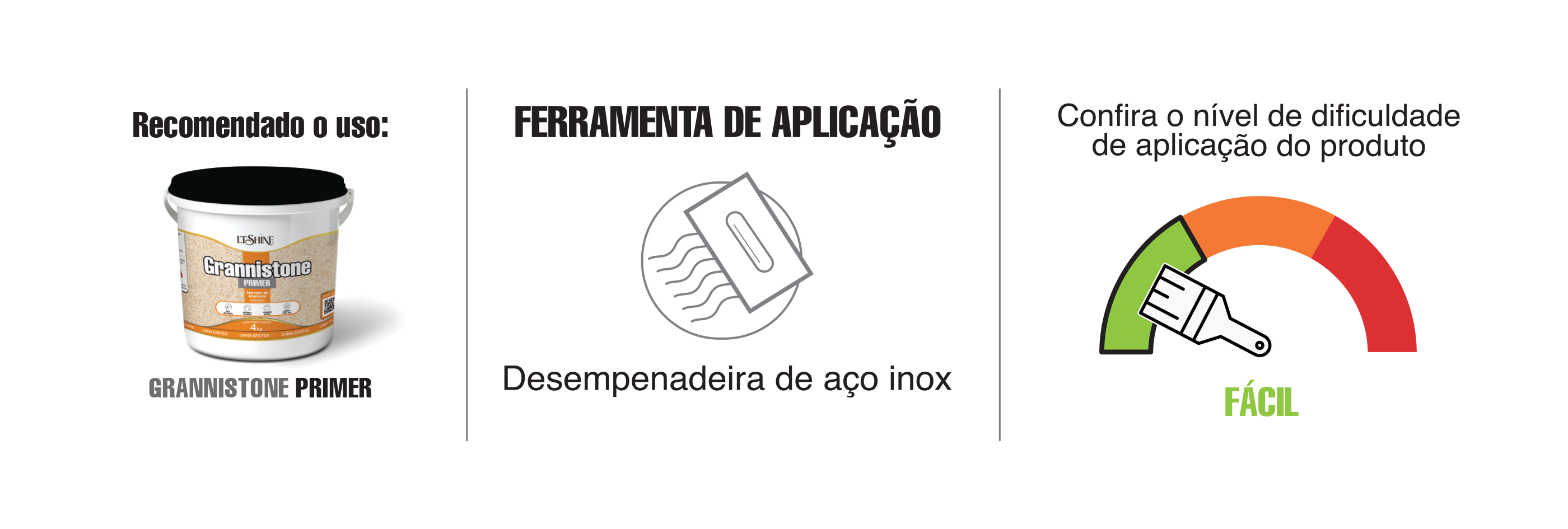 Informações de aplicação do produto