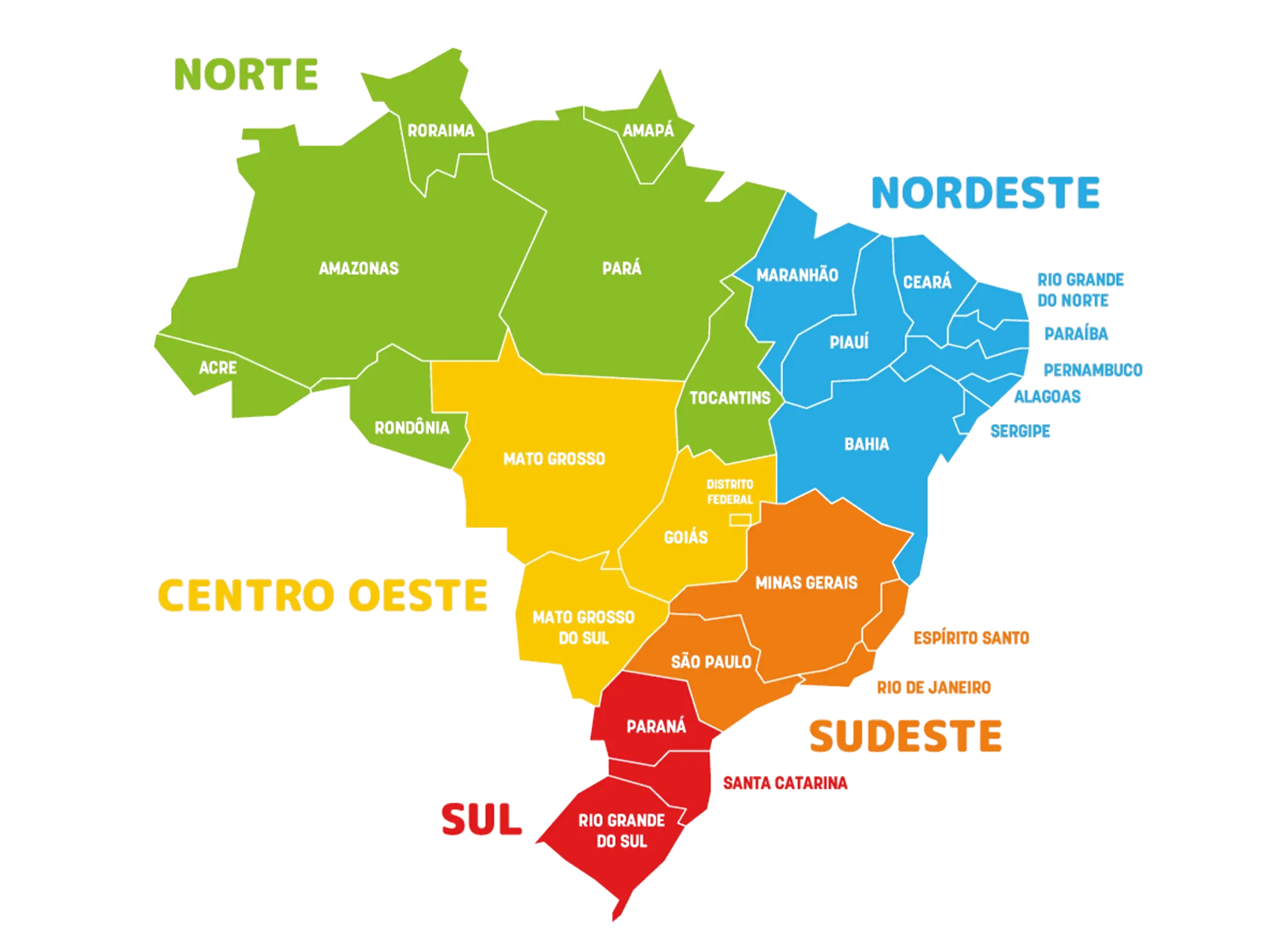 Mapa do Brasil
