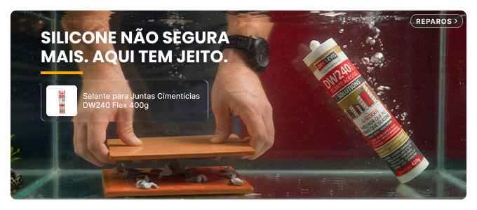 DRYLEVIS SELANTE ADESIVO DW240 | Vede, fixe e proteja diferentes superfícies com um único selante profissional