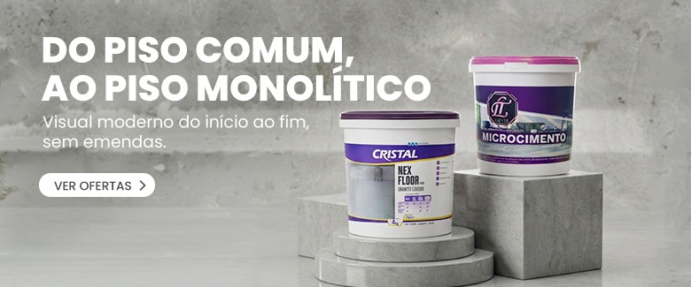 PISO MONOLÍTICO | Ambiente moderno com piso monolítico contínuo, sem juntas e com acabamento liso