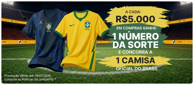 CONCORRA A 1 CAMISA OFICIAL DO BRASIL | Em Compras Acima de R$5.000