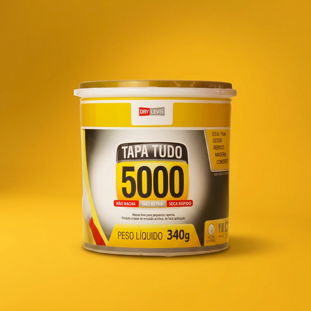 Tapa Tudo 5000: massa flexível para pequenos reparos