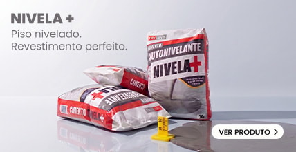Nivela+: piso nivelado, revestimento perfeito