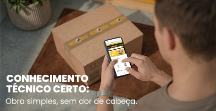 Conhecimento técnico certo: obra simples, sem dor de cabeça